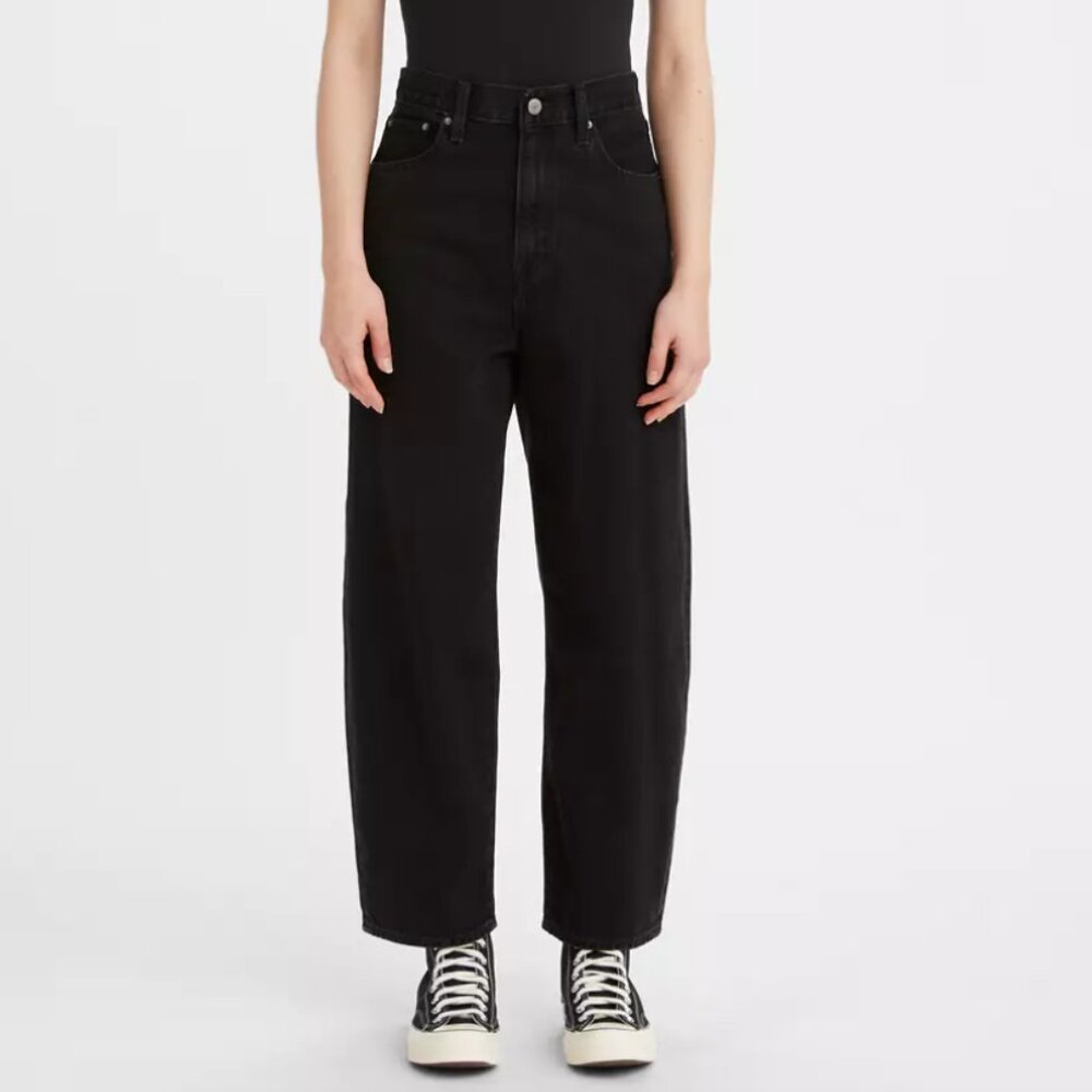 Levis Balloon Leg Jeans - Size 29 - Black